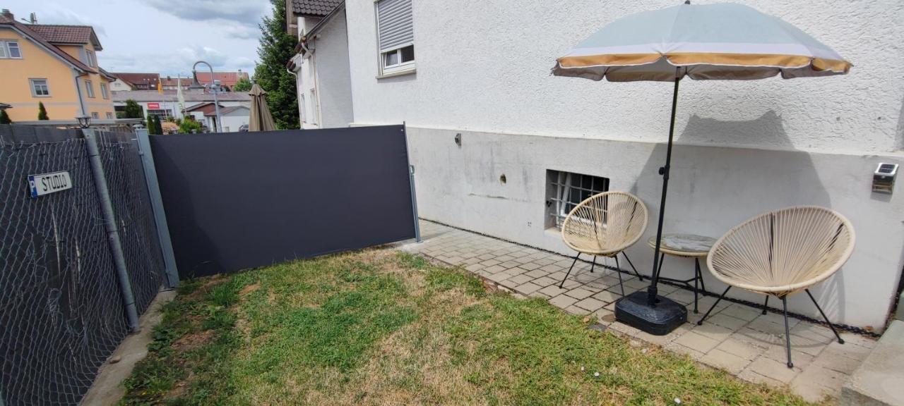 Studio Ferienwohnung Untergeschoss Ostrach Extérieur photo